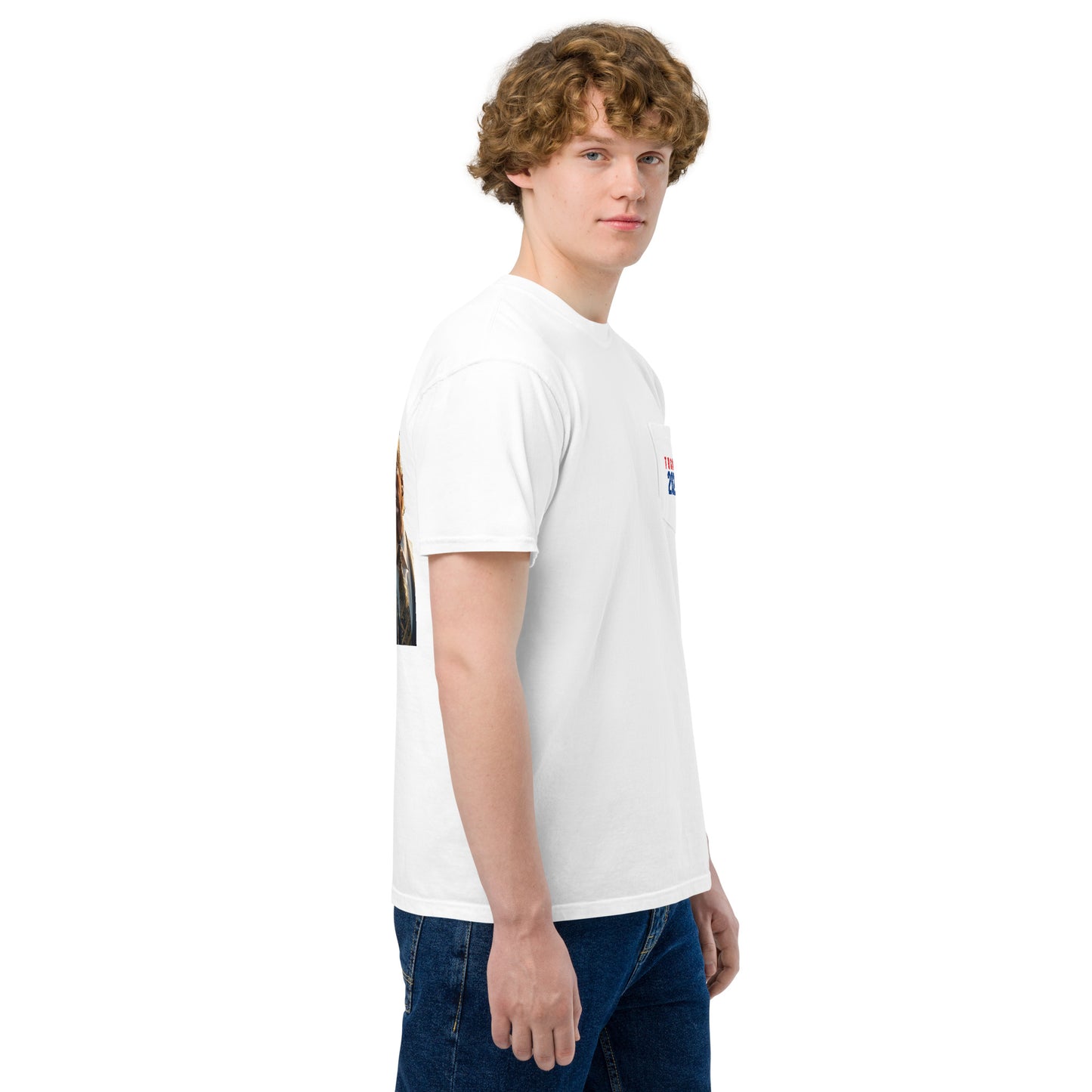 Man Myth Legend Unisex garment-dyed pocket t-shirt