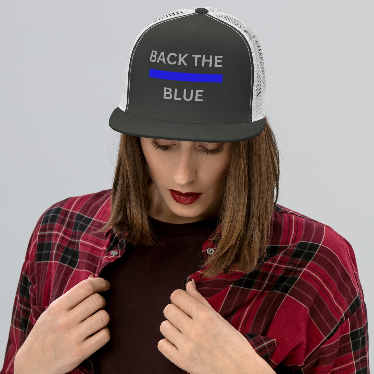 Back The Blue Trucker Cap