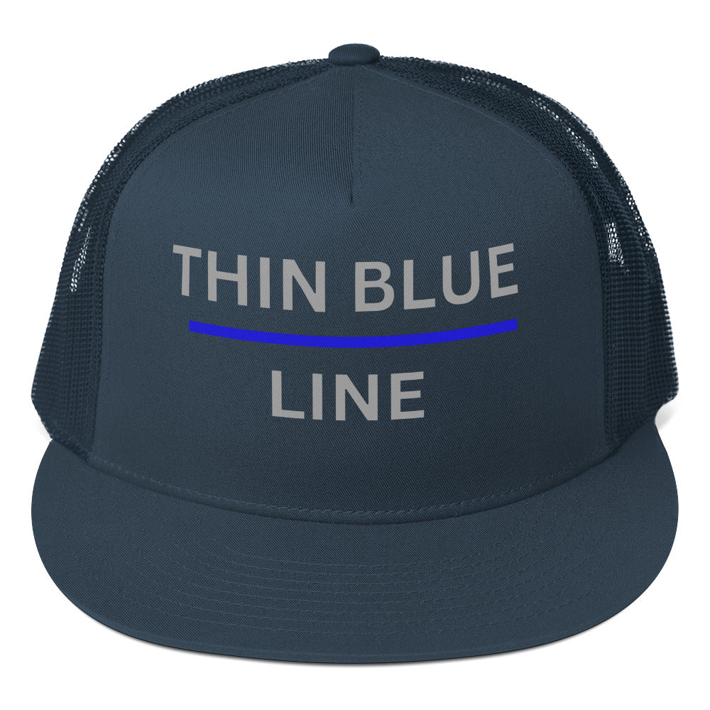 Thin Blue Line Trucker Cap