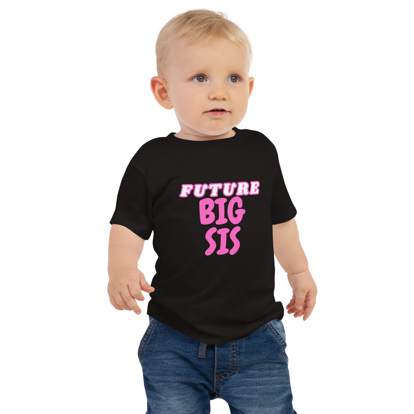 Big Sis Baby Jersey Short Sleeve Tee