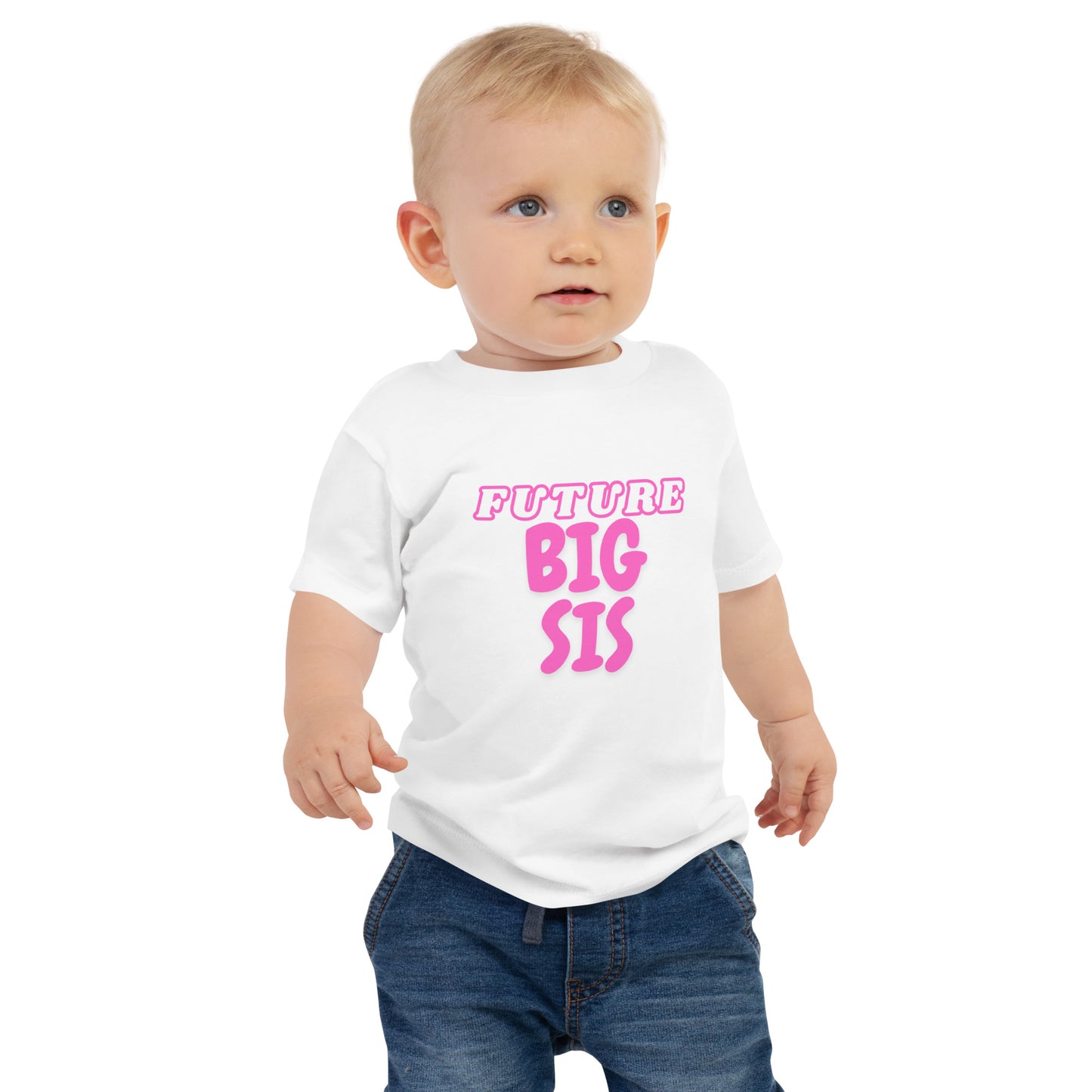 Big Sis Baby Jersey Short Sleeve Tee