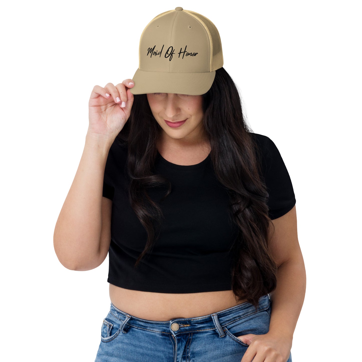 Maid of Honor Embroidered Trucker Cap