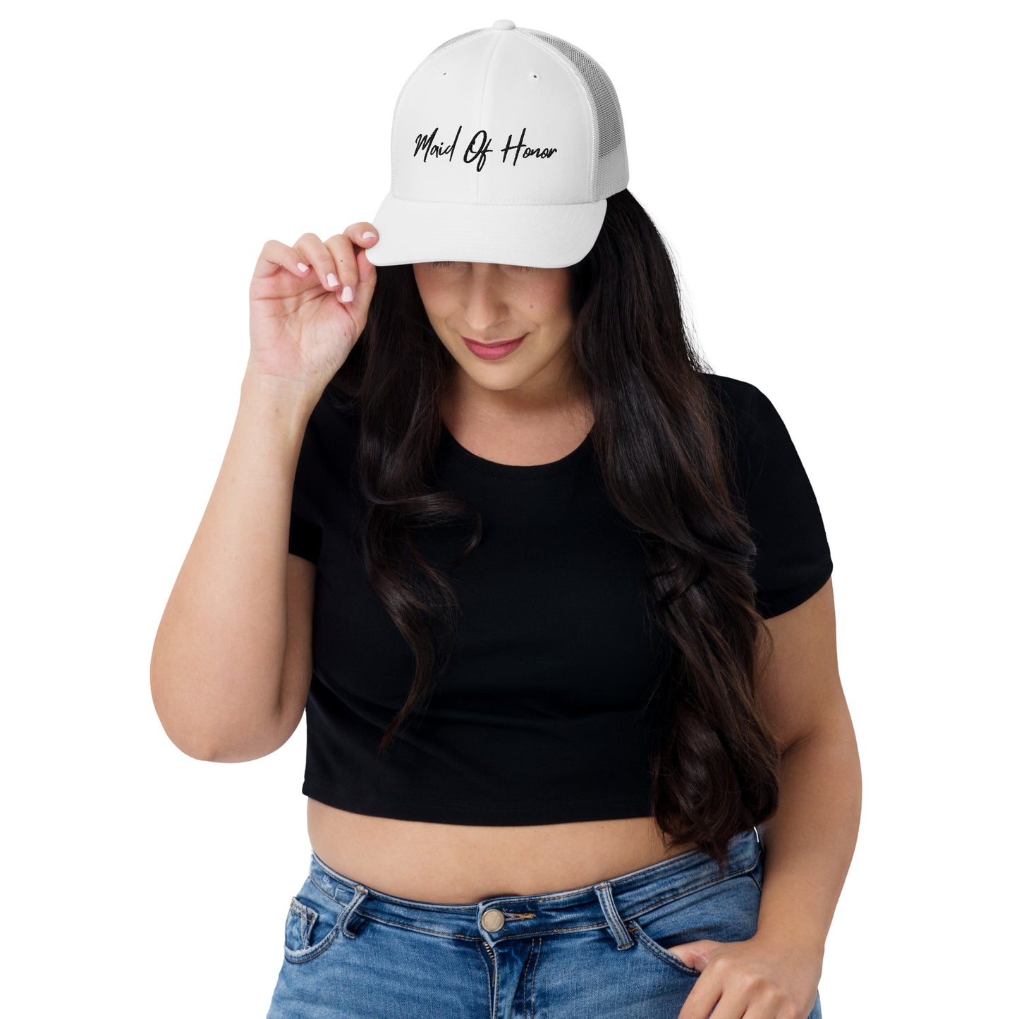 Maid of Honor Embroidered Trucker Cap