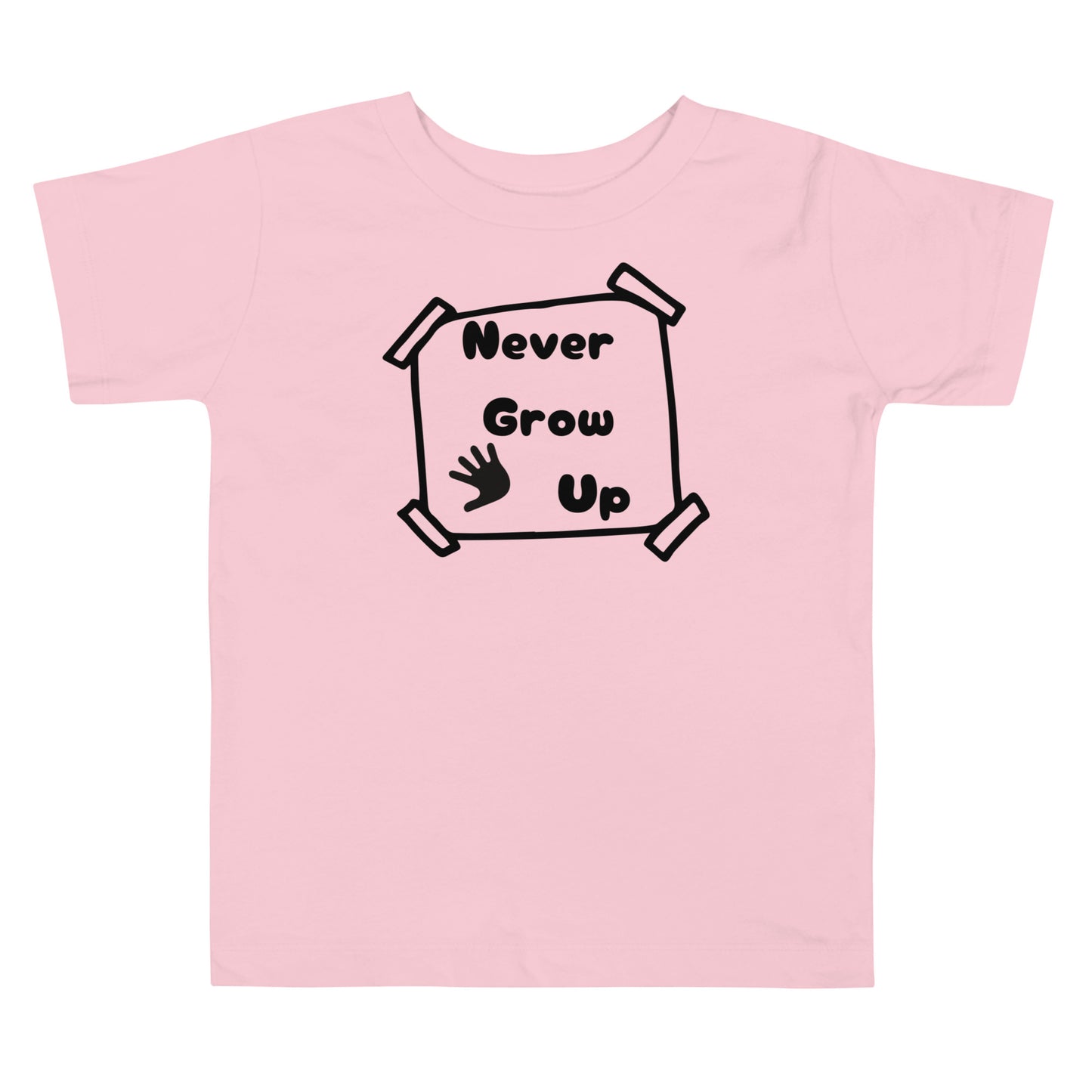 Never grow up Toddler Short Sleeve Tee