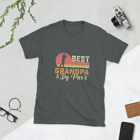 Best Grandpa by Par Short-Sleeve Unisex T-Shirt