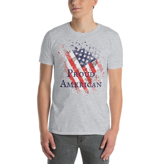 Proud American Short-Sleeve Unisex T-Shirt