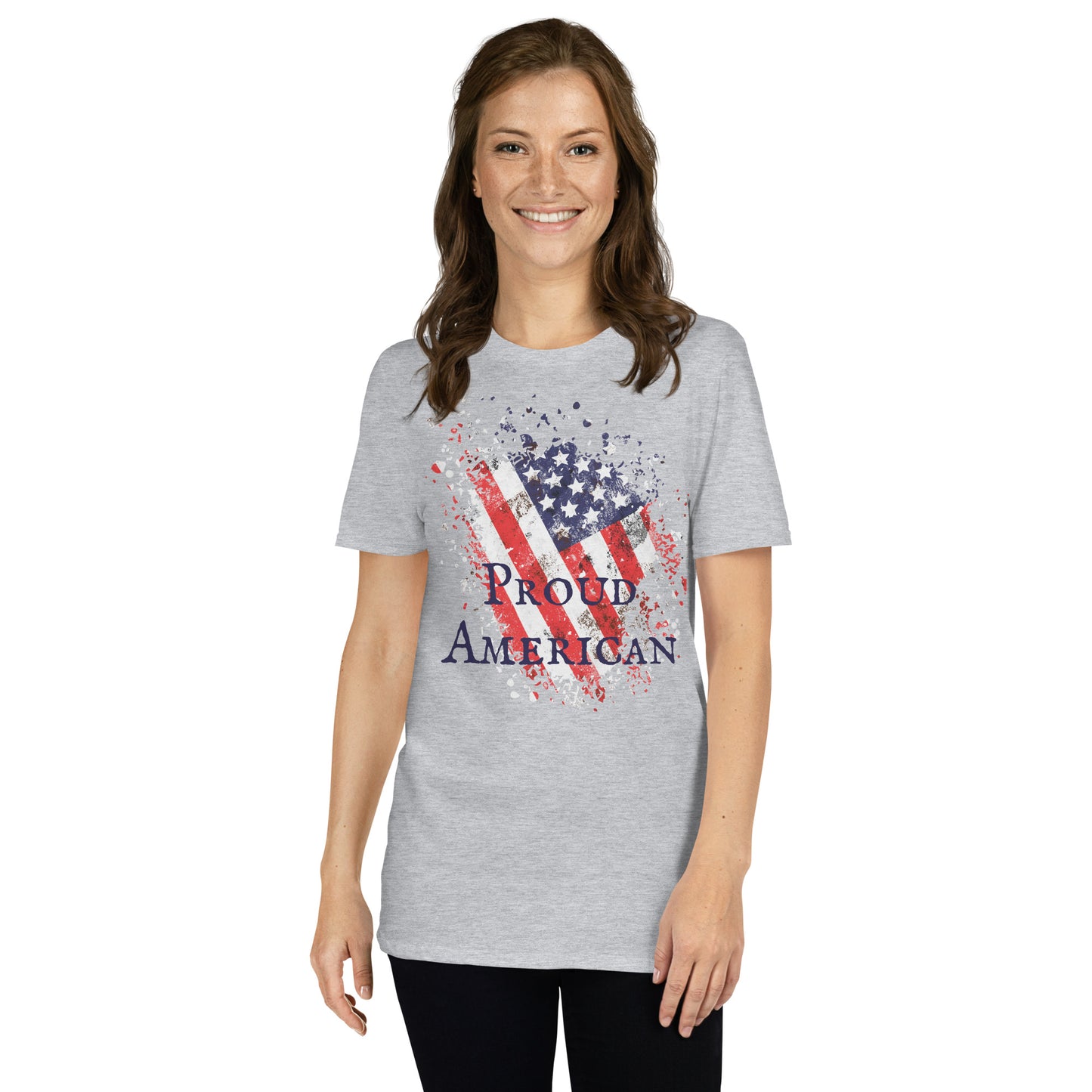 Proud American Short-Sleeve Unisex T-Shirt