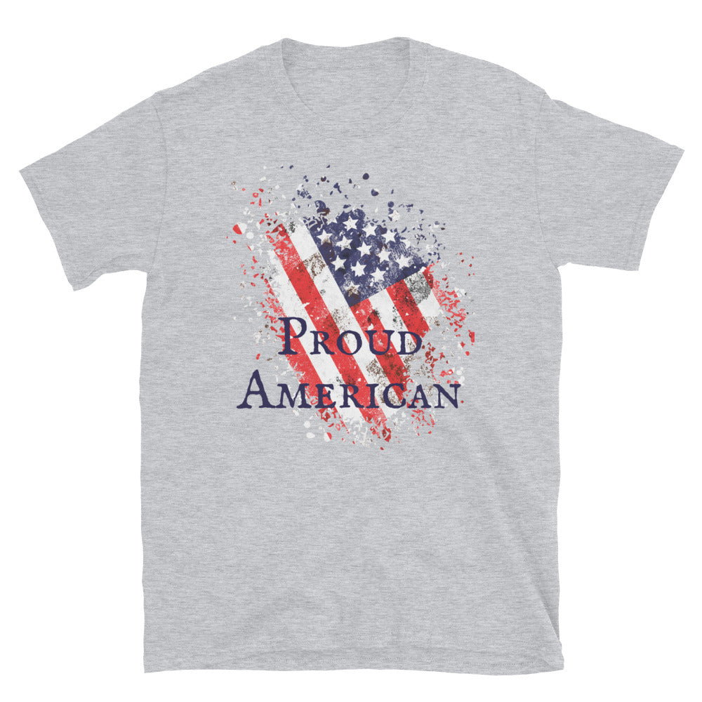 Proud American Short-Sleeve Unisex T-Shirt