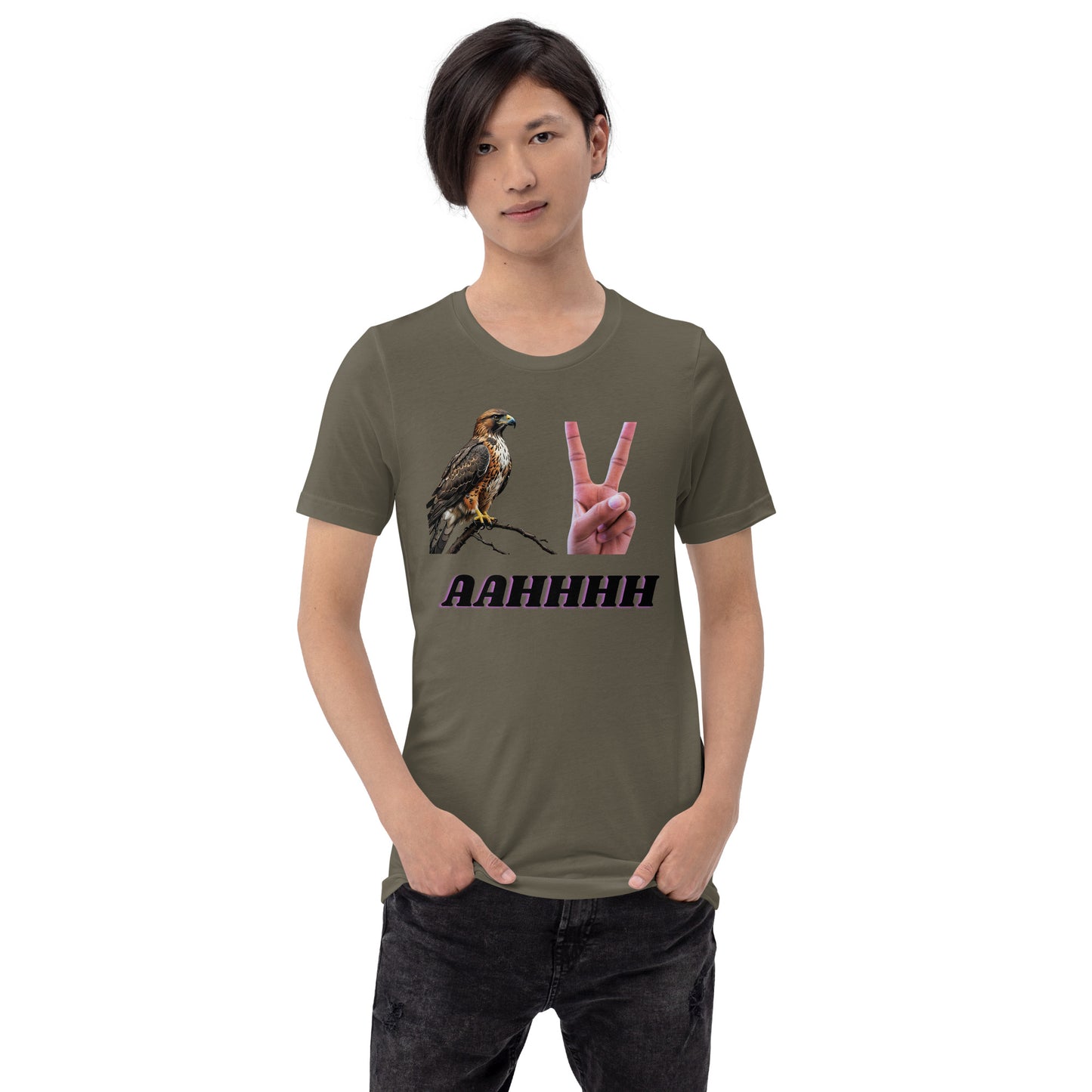 Hawk 2 AAAAHHH Unisex t-shirt