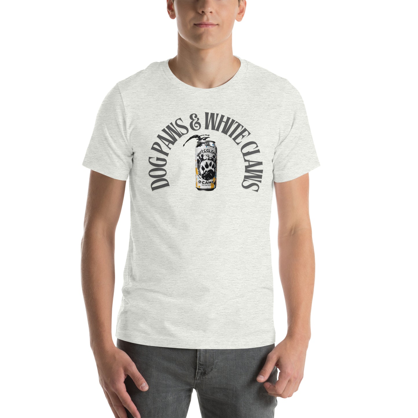 Dog Paws and White Claws Unisex t-shirt