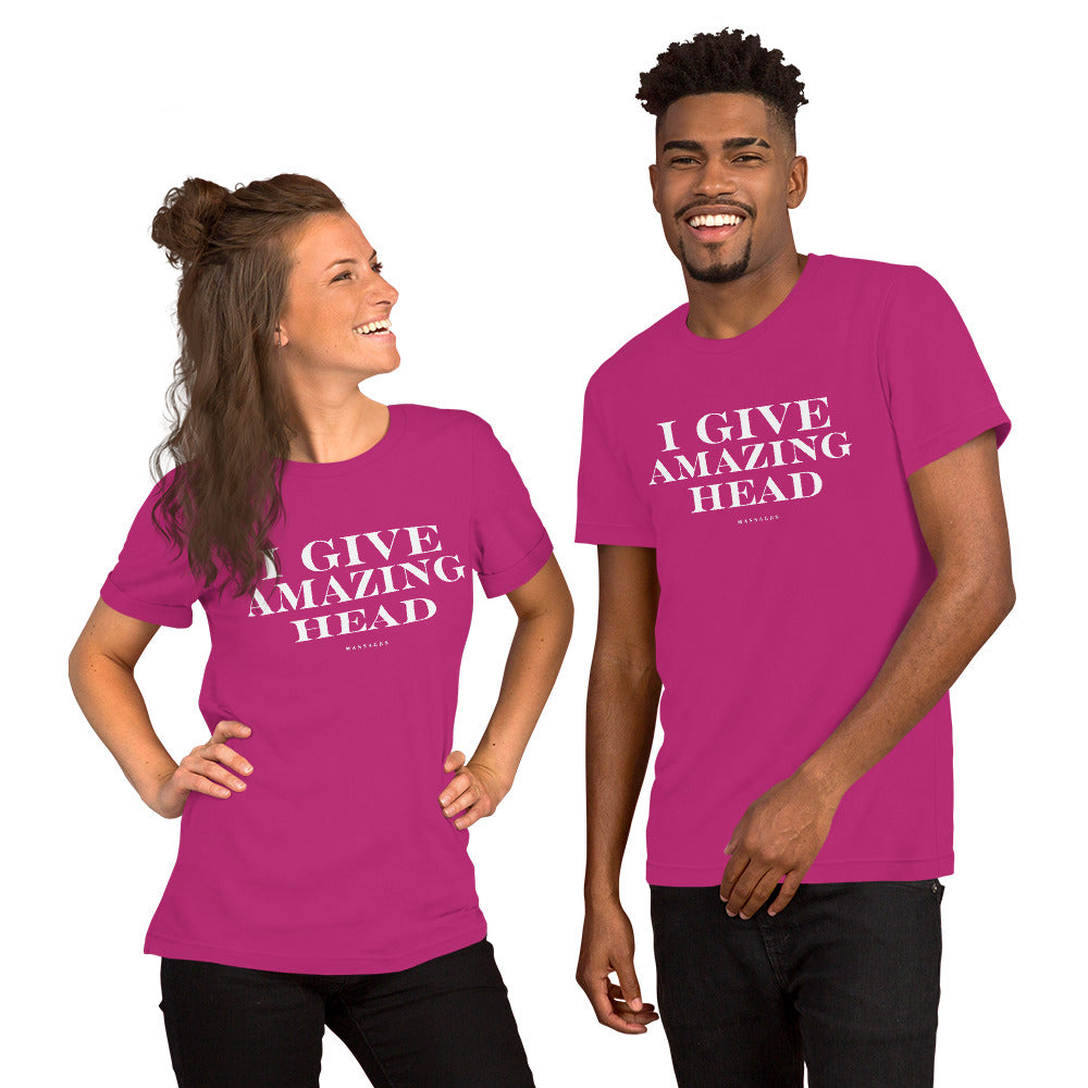 Head Massages Unisex t-shirt