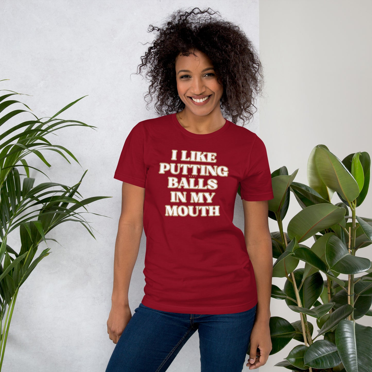 I like putting Meat Balls in my mouth t-shirt