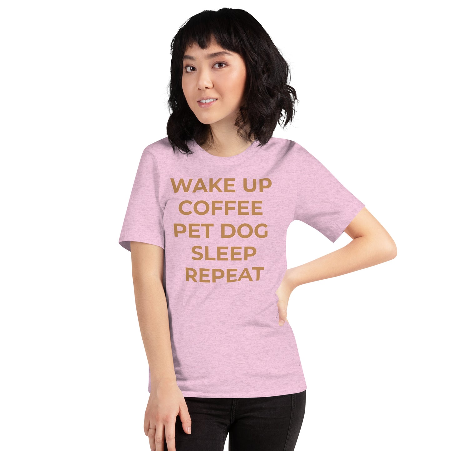 Wake Up, Pet The Dog Unisex t-shirt