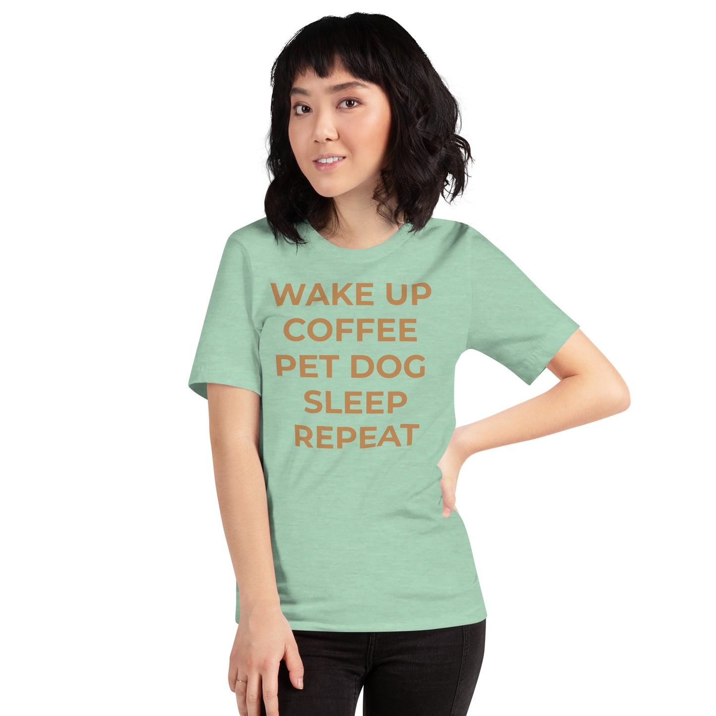 Wake Up, Pet The Dog Unisex t-shirt