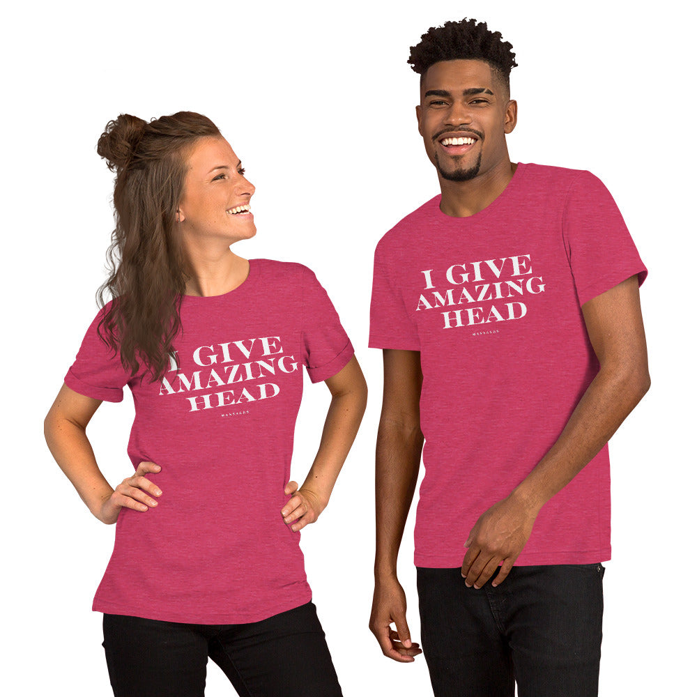 Head Massages Unisex t-shirt