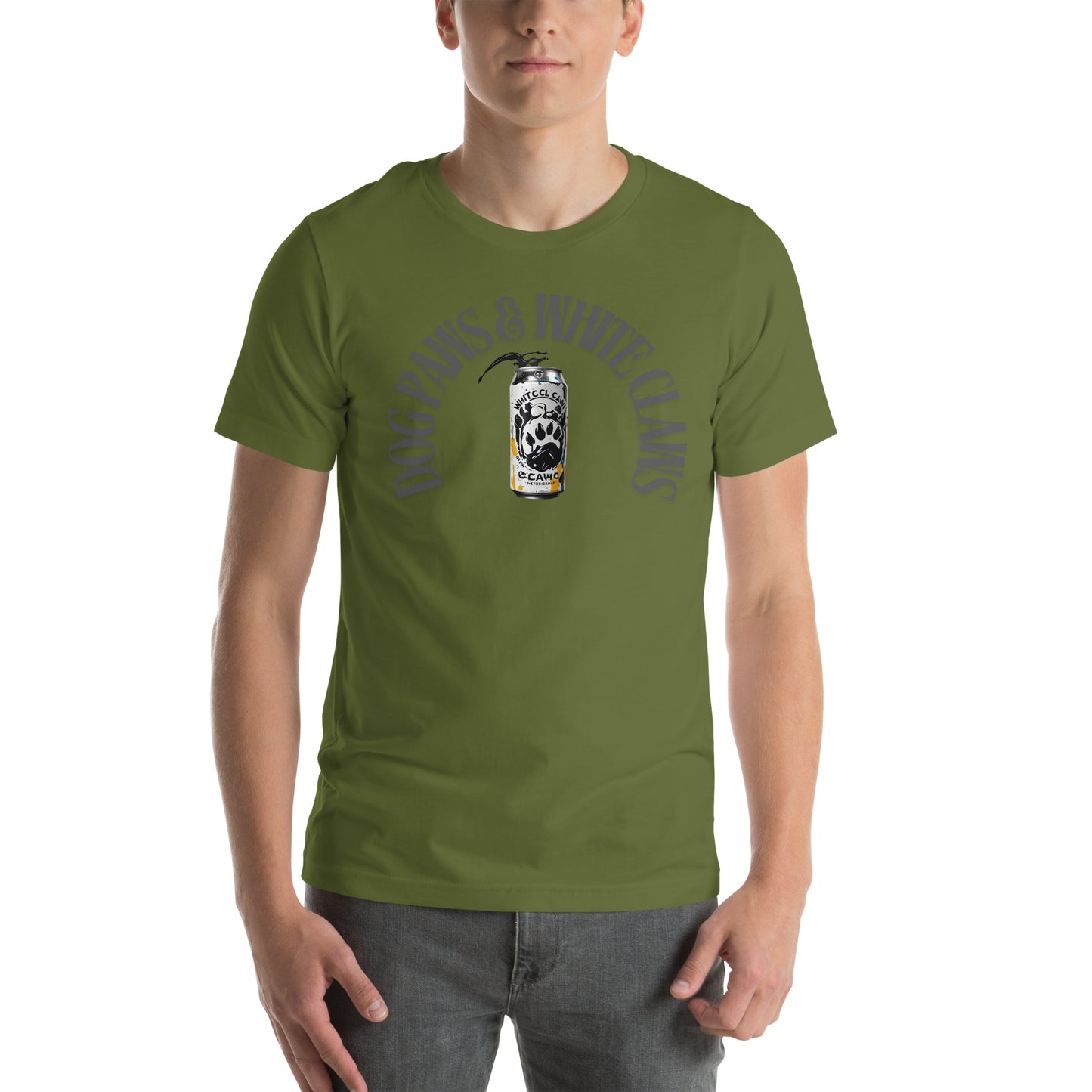 Dog Paws and White Claws Unisex t-shirt