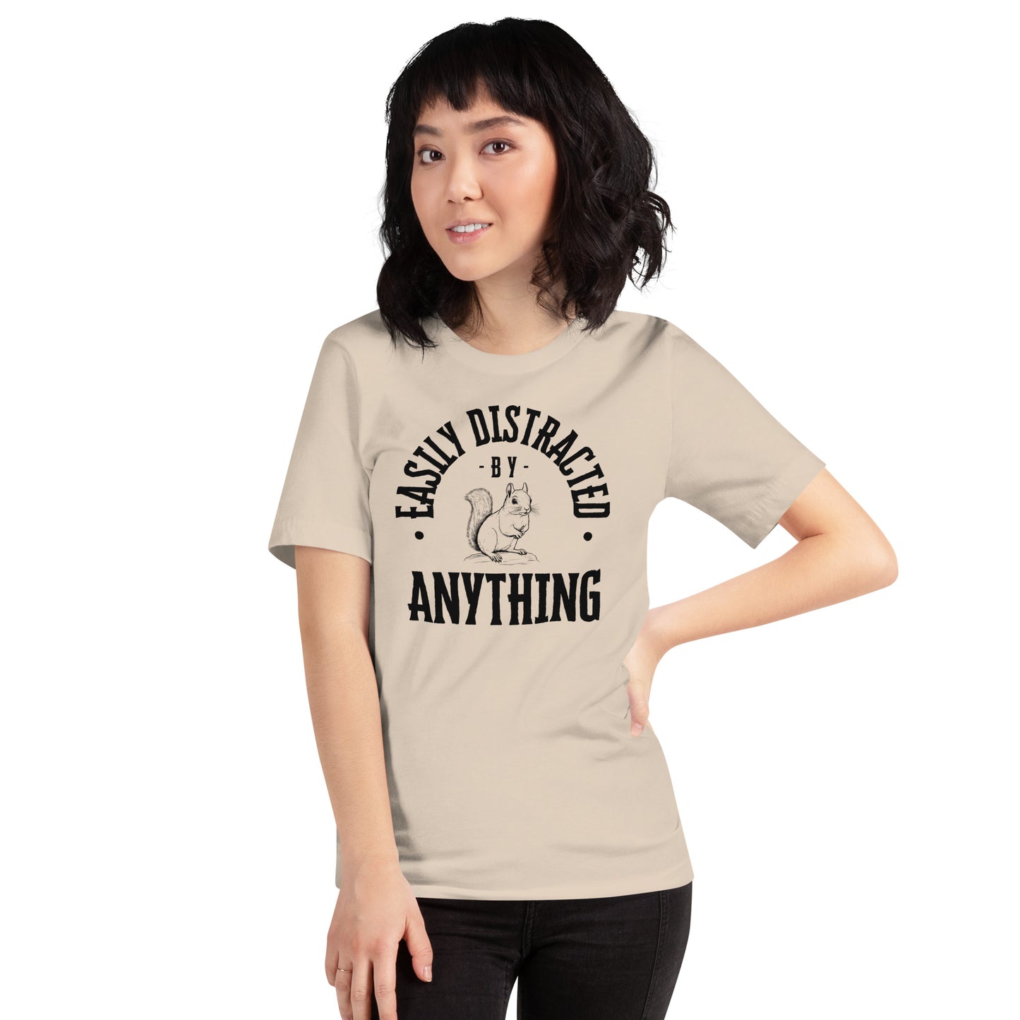 Easily Distracted By Anything Unisex t-shirt