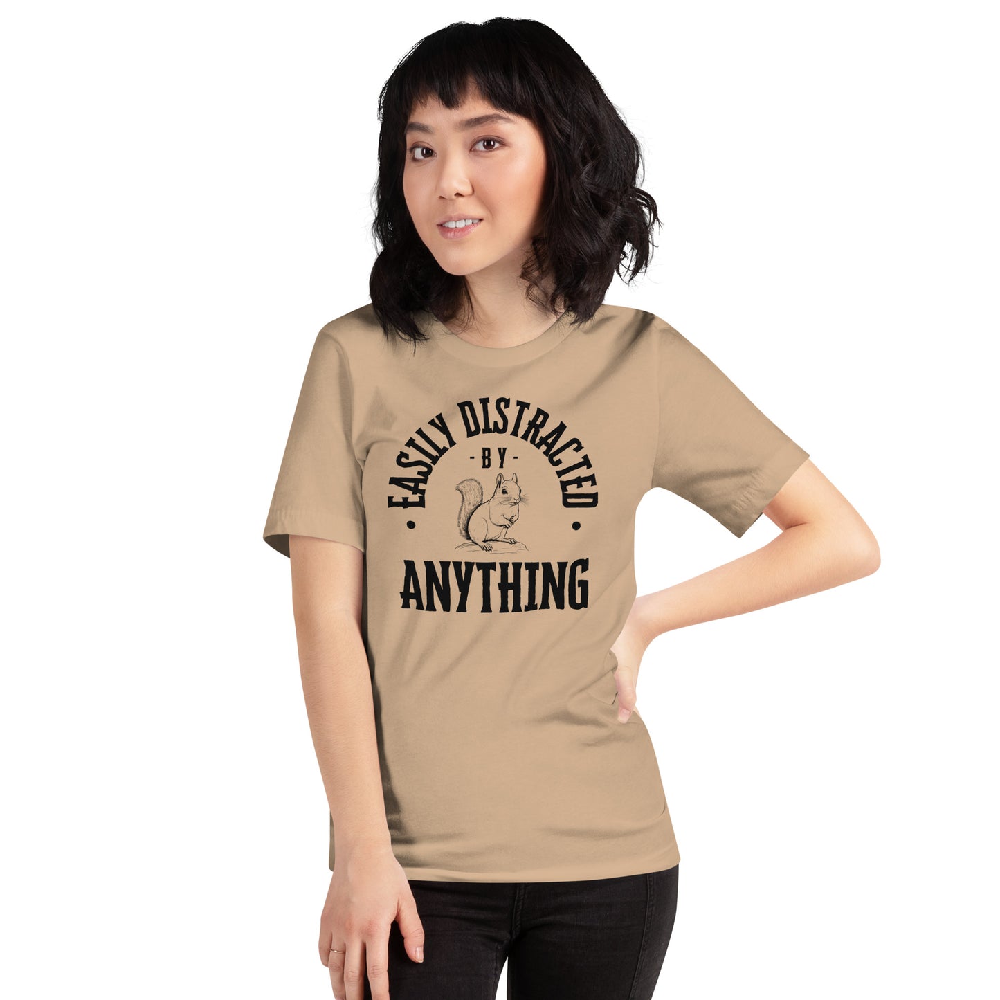 Easily Distracted By Anything Unisex t-shirt