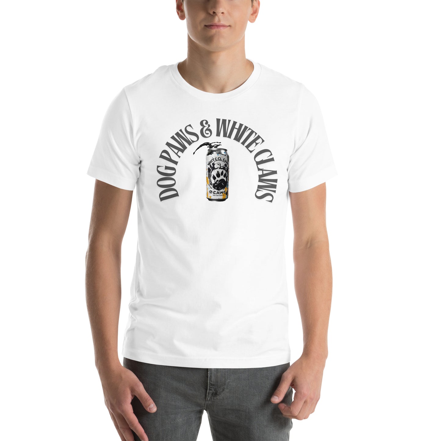 Dog Paws and White Claws Unisex t-shirt