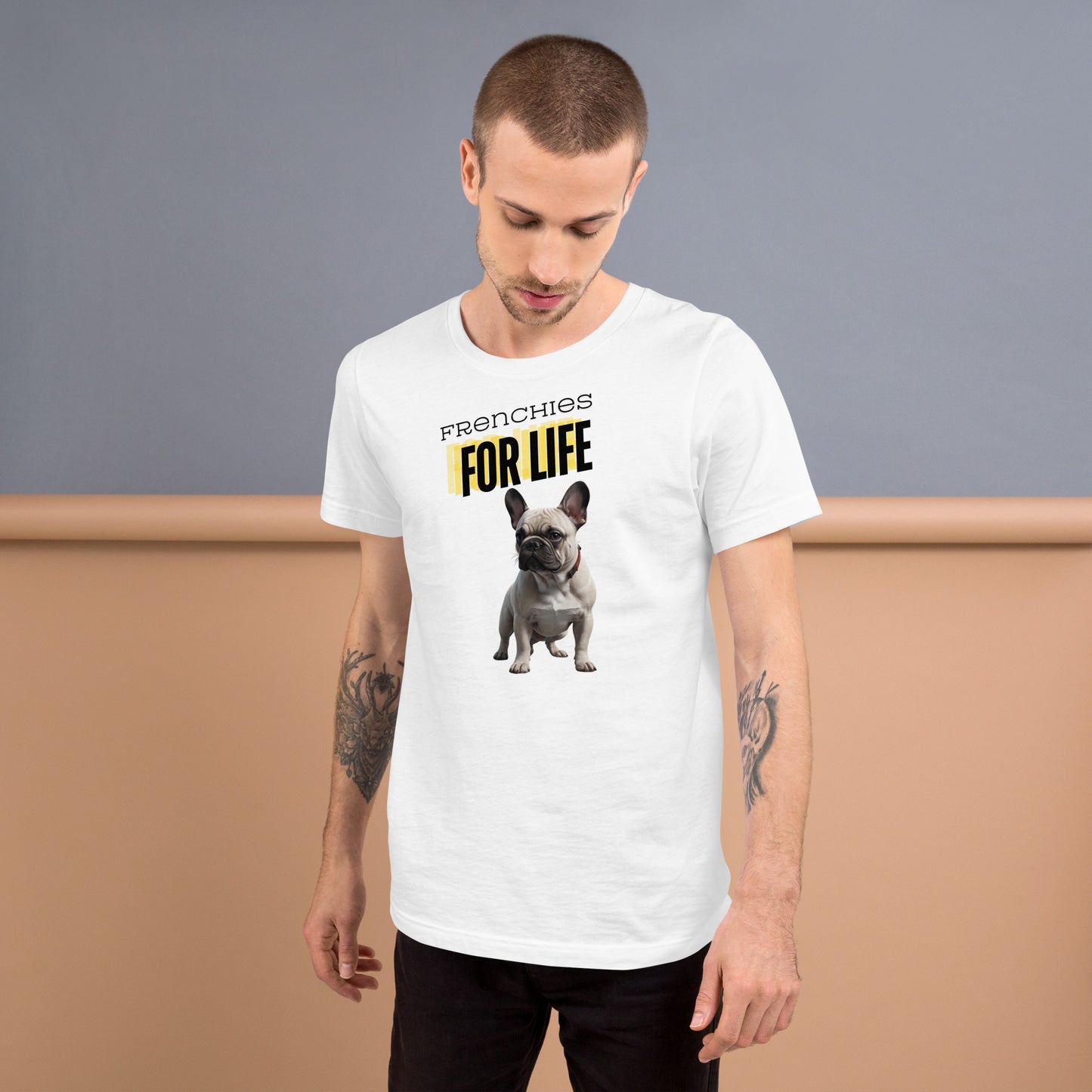 Frenchies for Life Unisex t-shirt