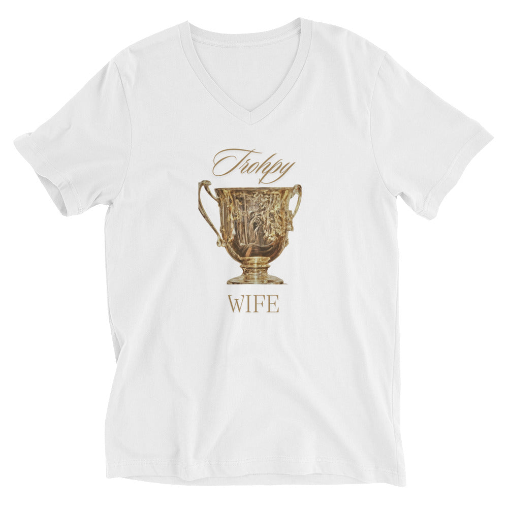 Trophy Wife Short Sleeve V-Neck T-Shirt