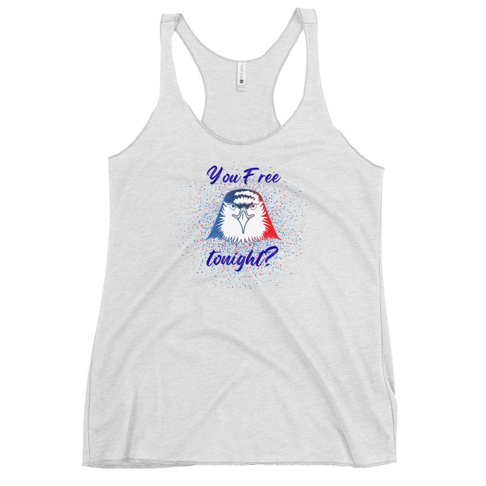 You Free Tonight? Women's Racerback Tank