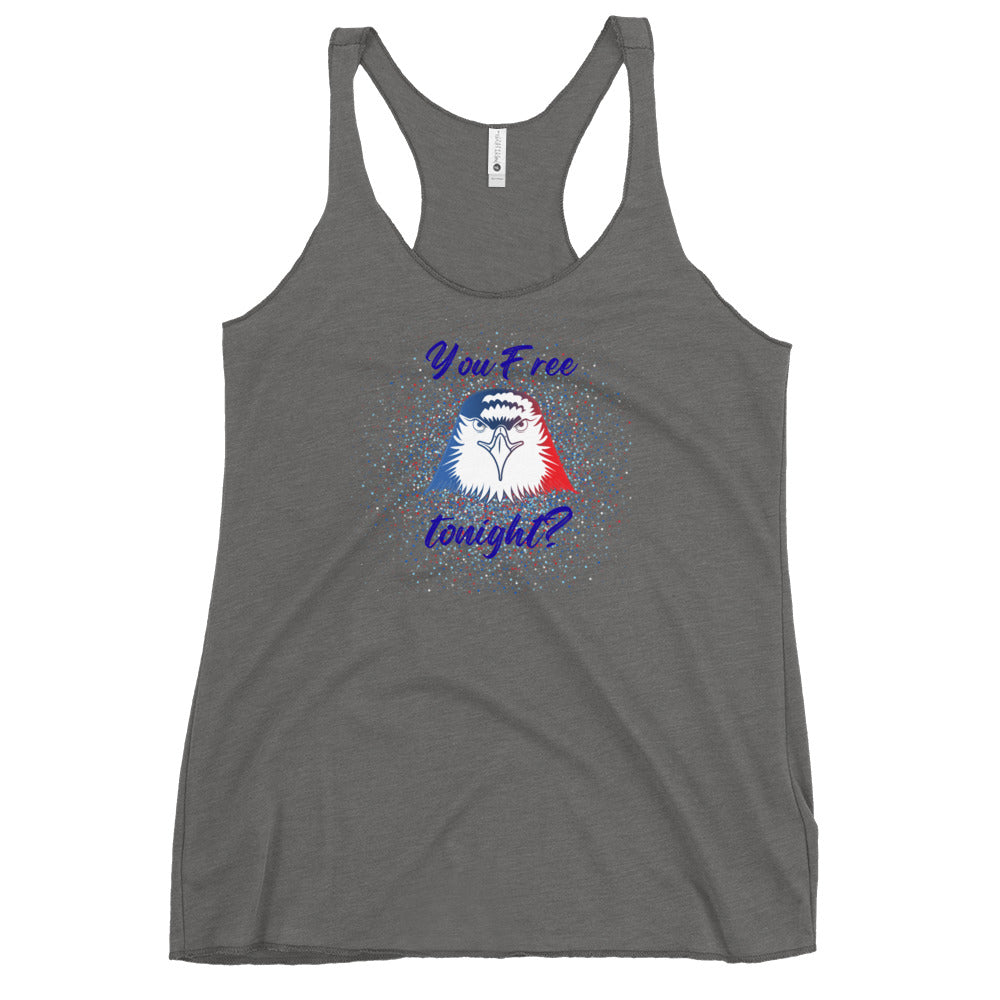 You Free Tonight? Women's Racerback Tank