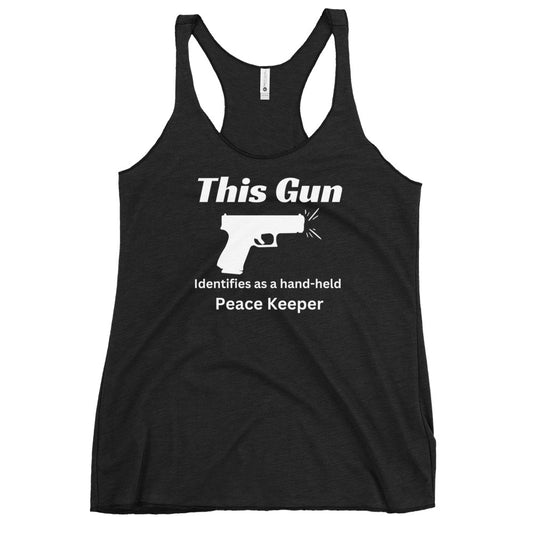 The Gun Identifies As Women's Racerback Tank