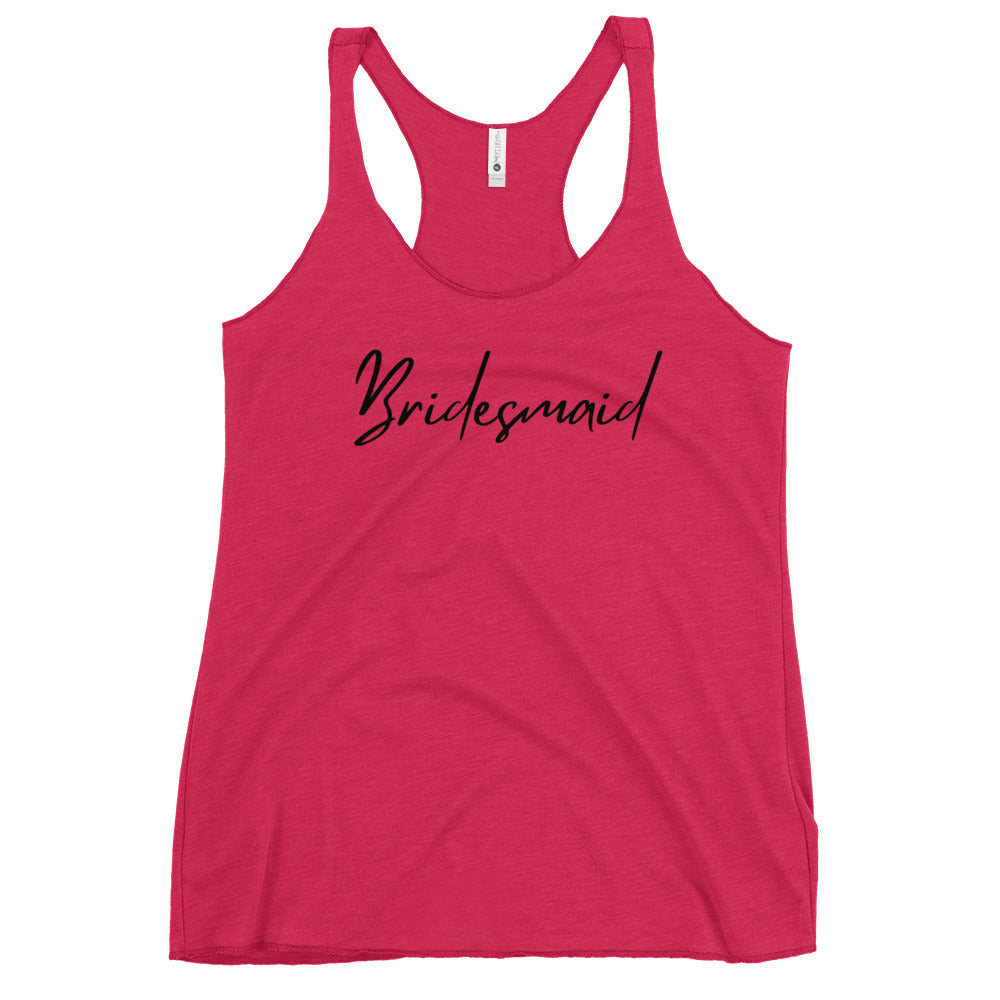 Bridesmaid Women's Racerback Tank